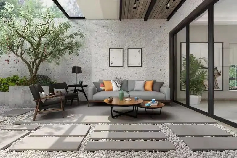 pp电子游戏TPVGM26001M瓷砖地砖黄金配色效果图