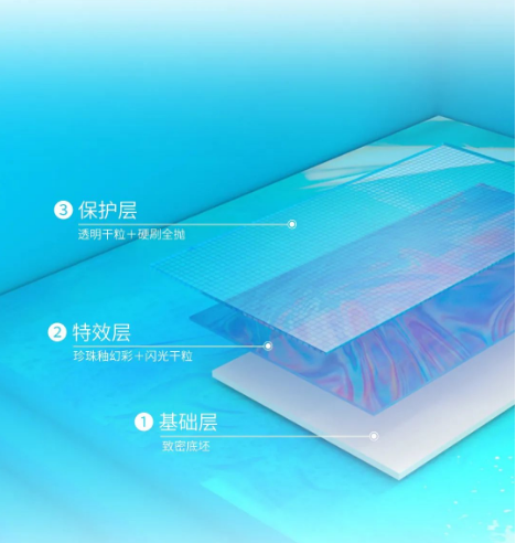 pp电子游戏菁系列质感砖分层条理图