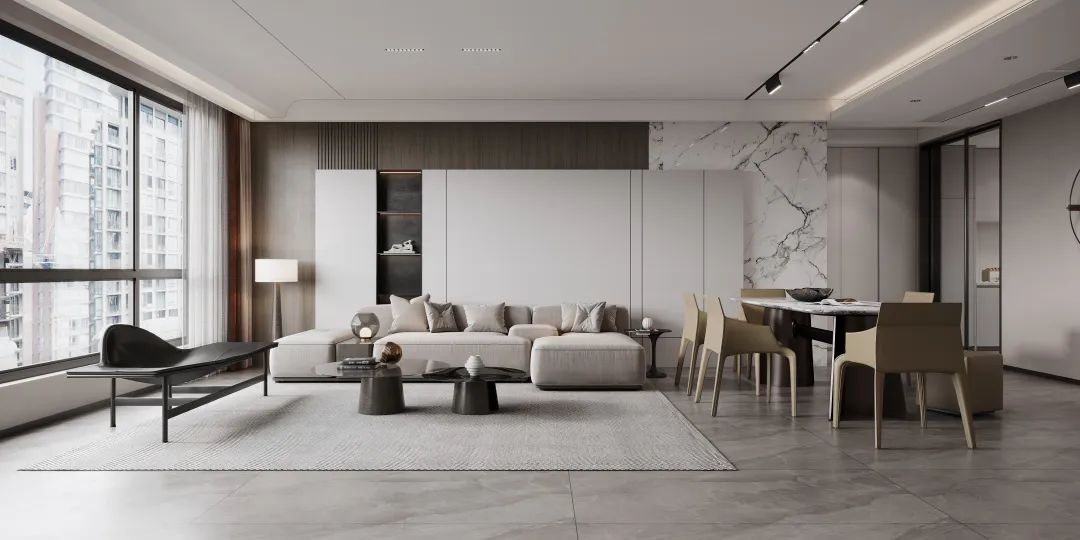 pp电子游戏质感砖客厅装修效果图